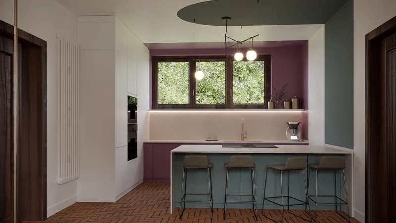 Ristrutturazione cucina di una villa a Brescia - Giallo Pastello Interior Design Brescia