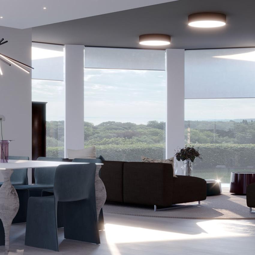 Luce, Vista e Design: il nuovo volto di un living sul Lago di Garda